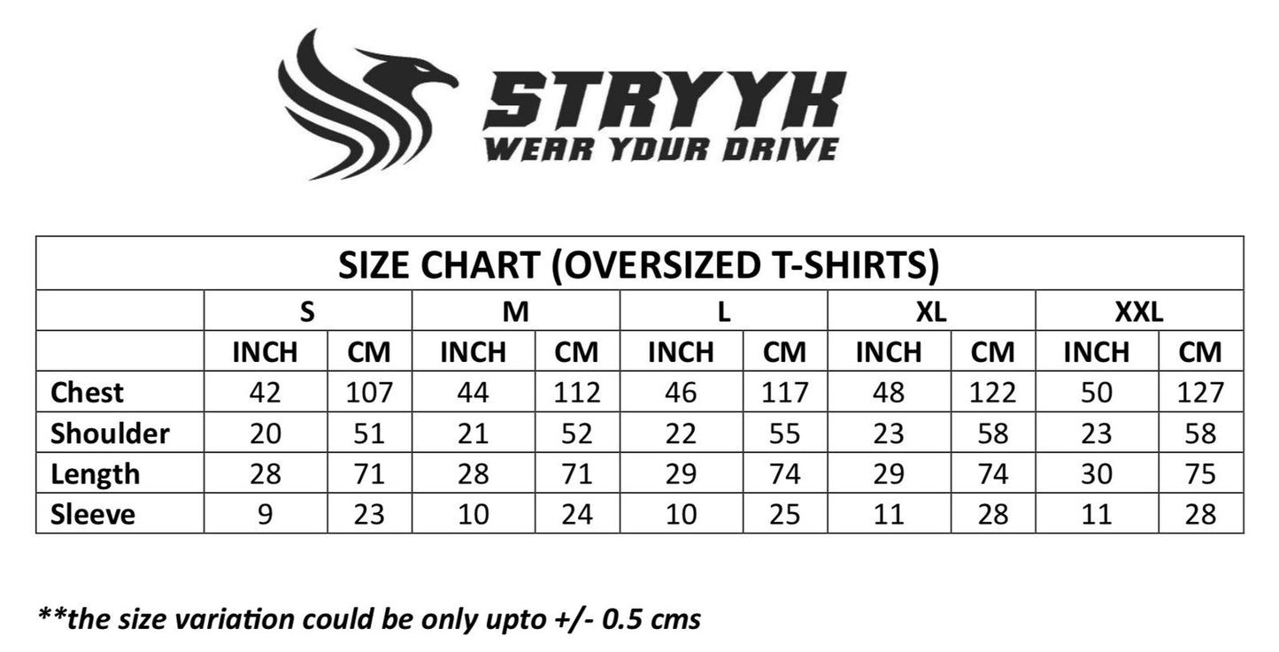 STRYYK Ignite Oversized Graphic T-Shirt