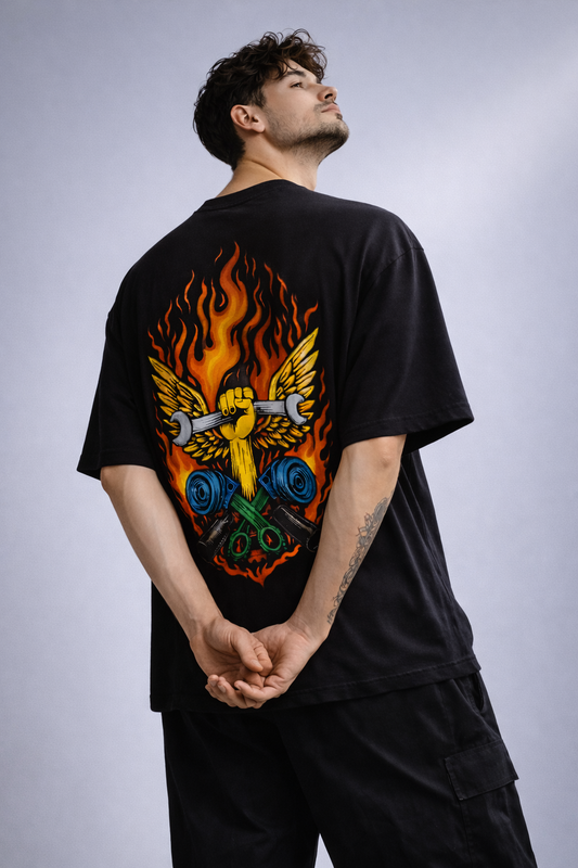 STRYYK Ignite Oversized Graphic T-Shirt